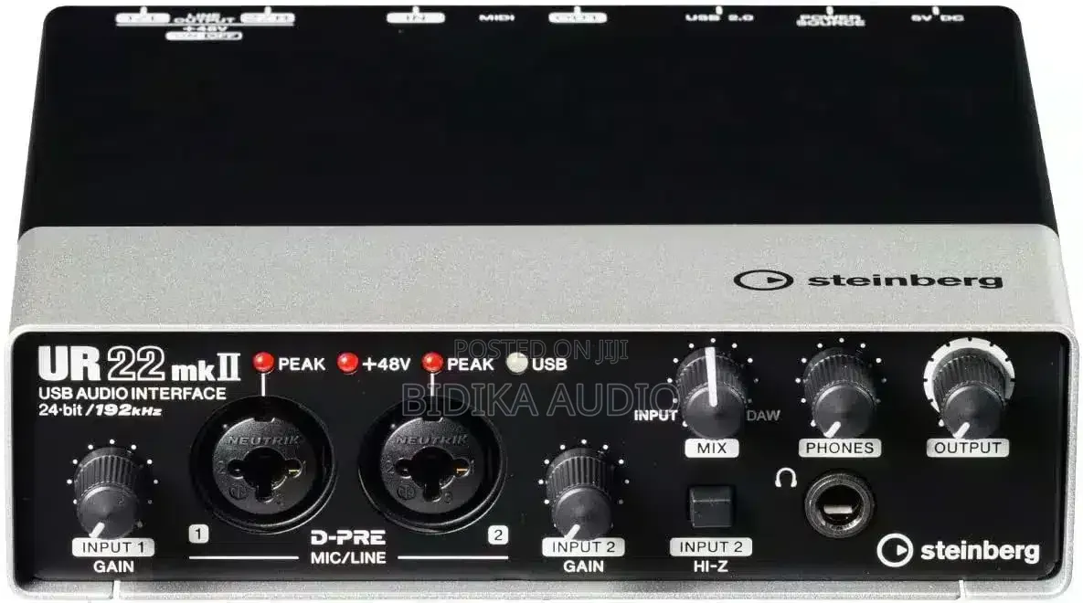 Steinberg UR22MKII 2-Channel Professional USB Audio Interface