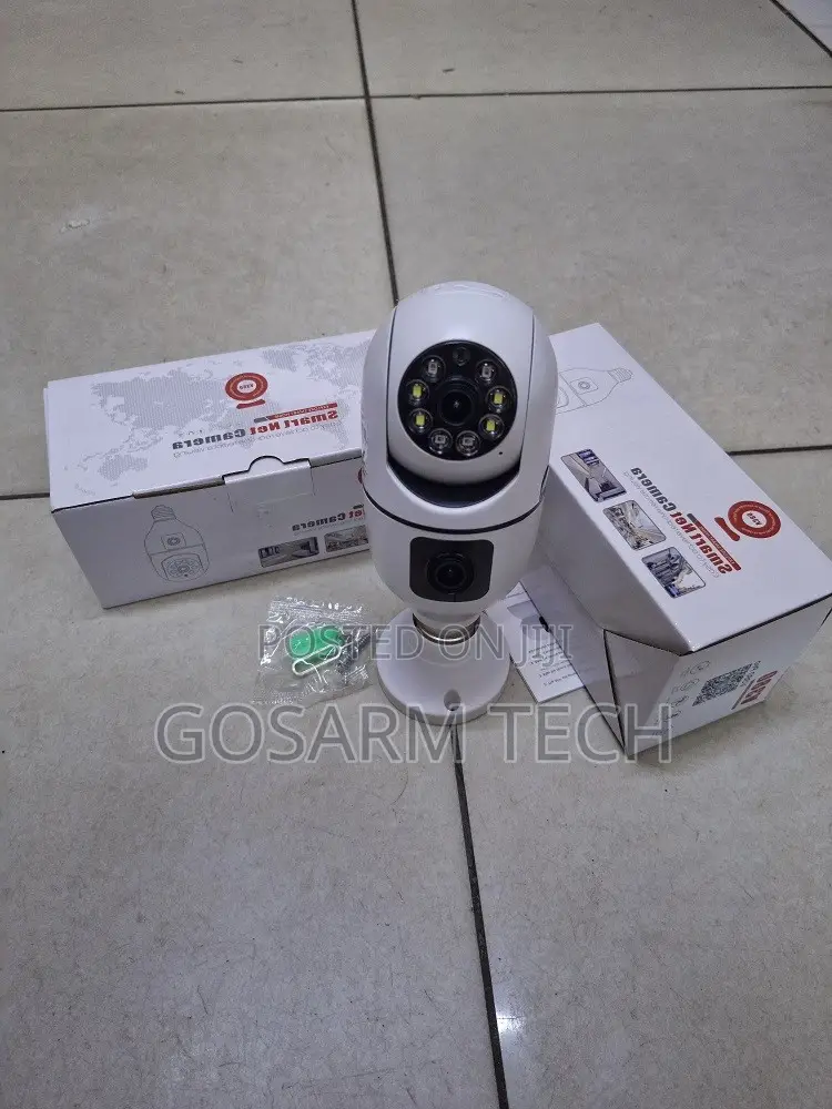 Dual Lens V380 Pro Bulb PTZ Quality Bulb Camera – PTZ Nanny Camera