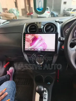 Android Radio Fitted on Nissan Note Car/ 10 Inch Android Radio