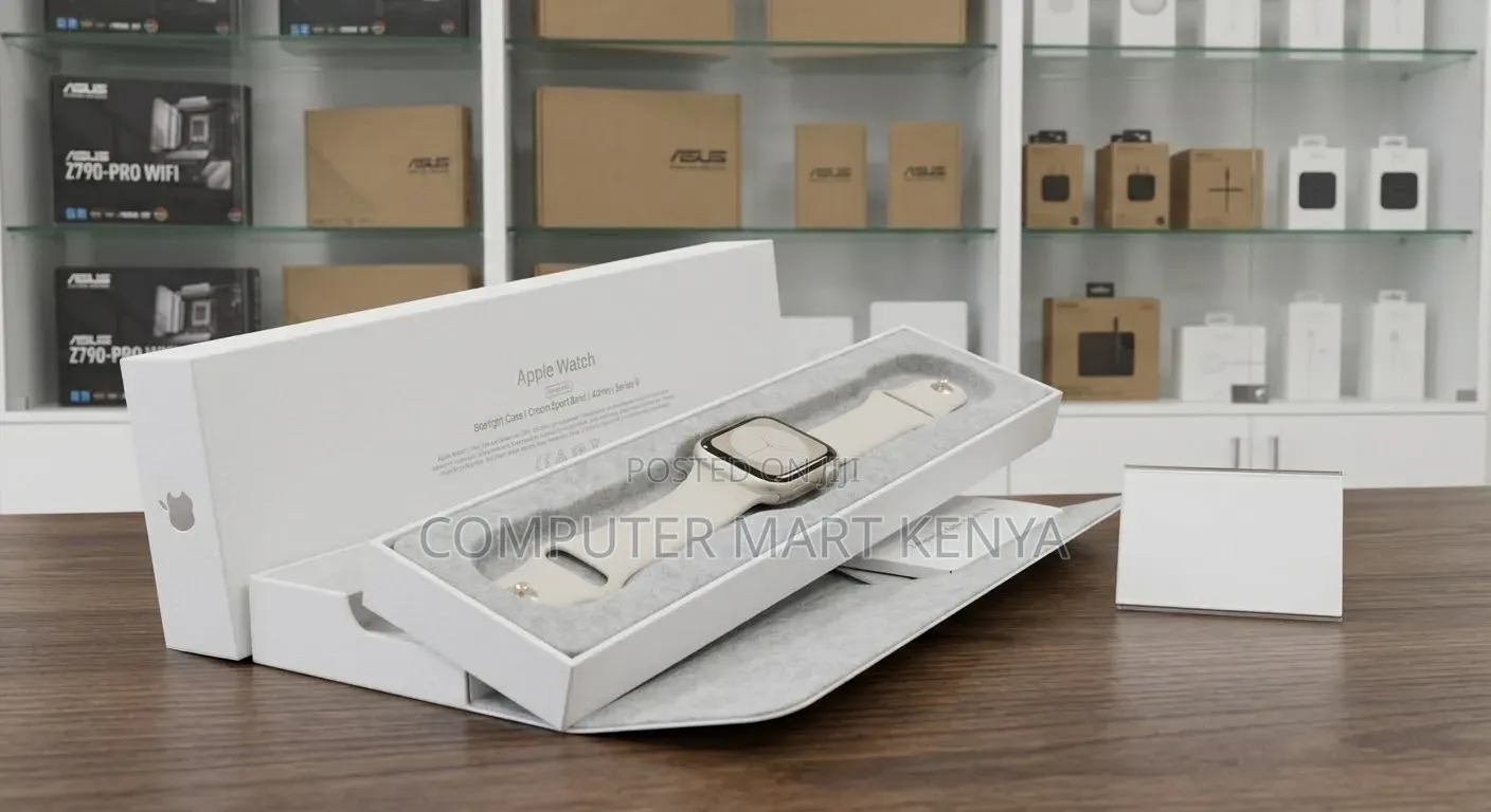 Apple Watch Series 12 (42mm, GPS) –Starlight Aluminium With Sport Band