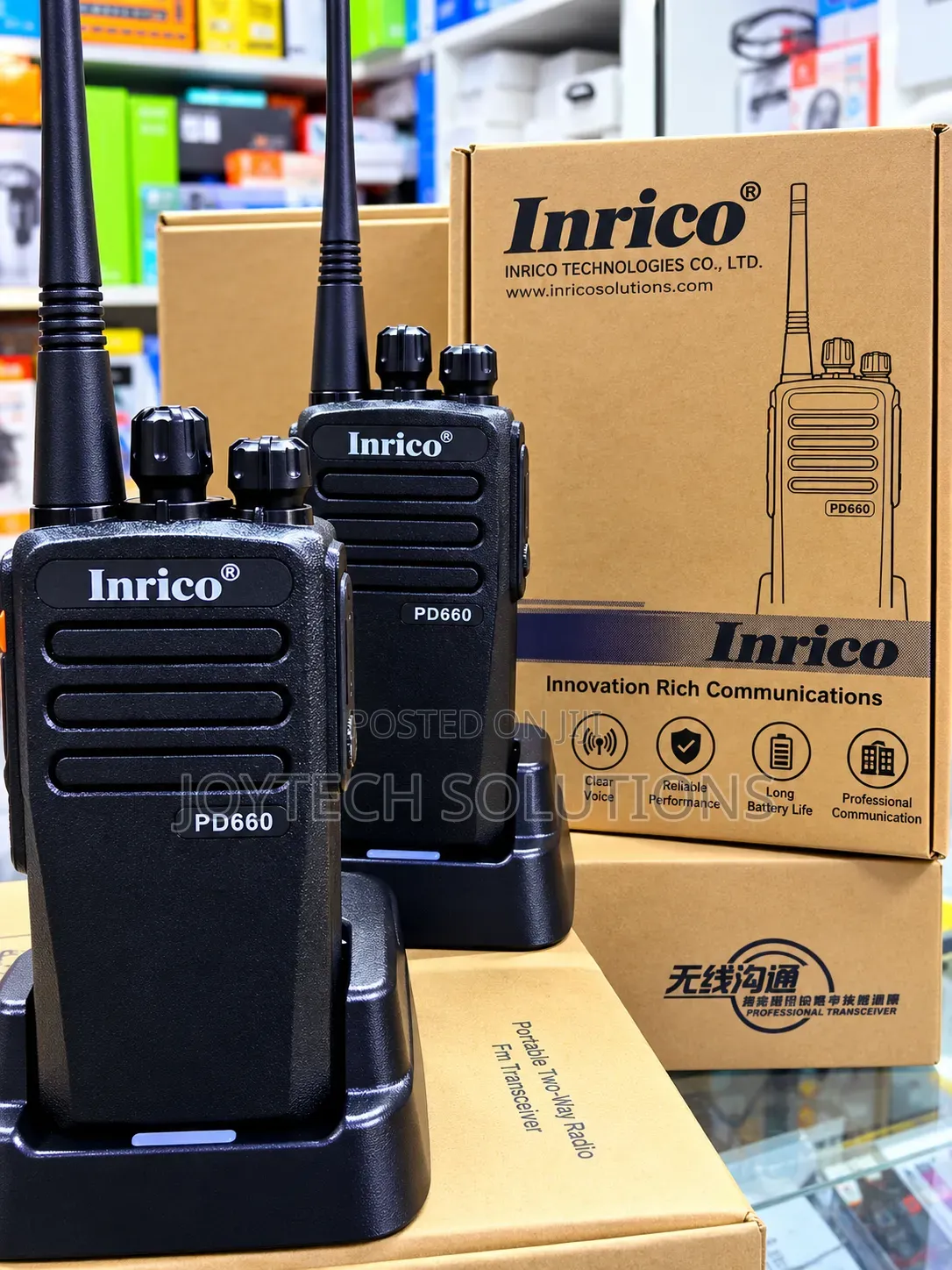 Radio Call Inrico PD660 Professional Portable Communication Radio