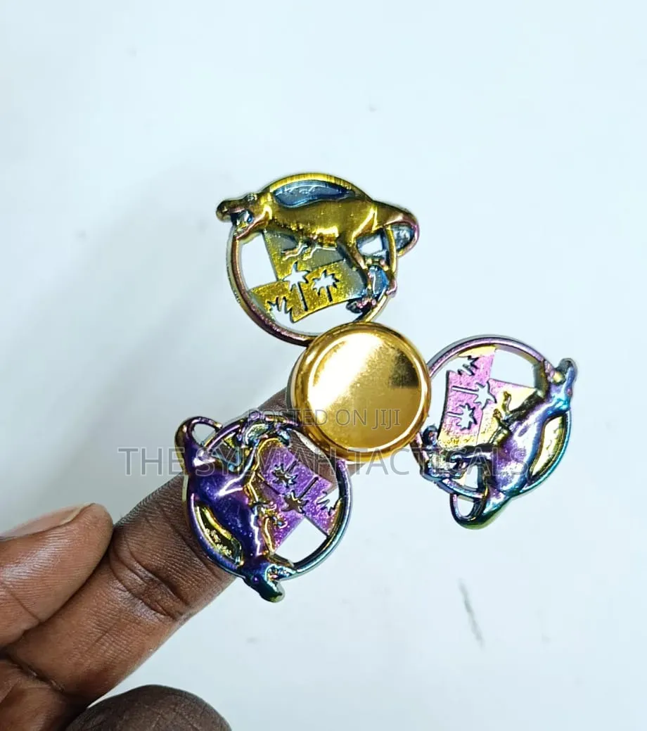*Metal Finger Fidget Spinner EDC Hand Spinner for Autism and ADHD