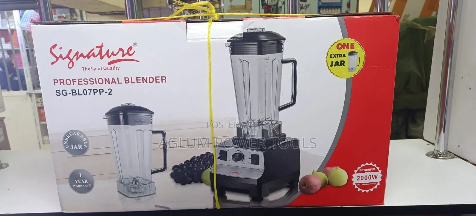 Signature Blender 2000W With 2 Jugs
