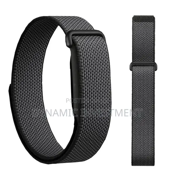 Google Fitbit Air Classic Nylon Strap/Band (Black)