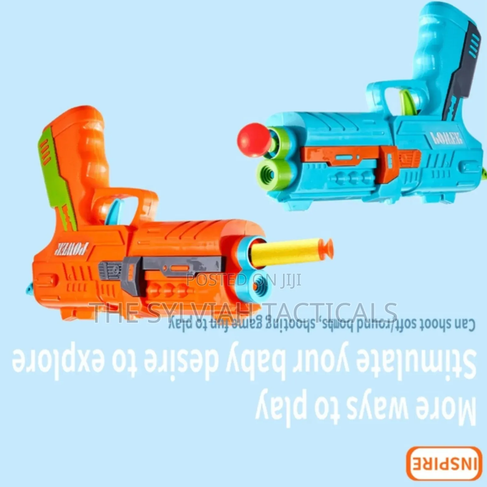 Kids' Toy Gun With Simulation Structure and Target, Manual Sliding
