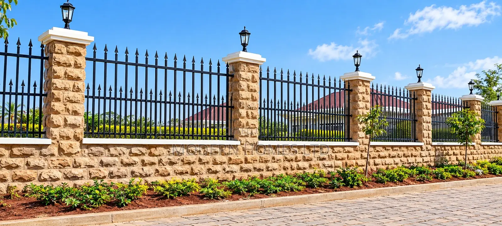 Custom Wrought Iron Security Fence | Stylish & Durable Fencing Kenya