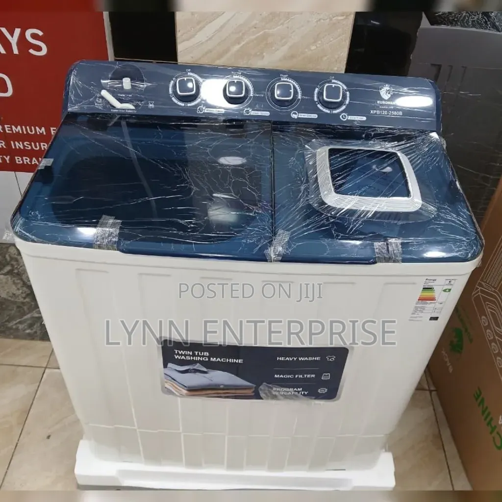 Euroken 12kg Twin Tub Semi Automatic Washing Machine (XPB120-2580B)