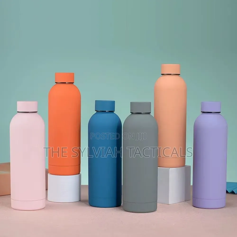 *500ml Vacuum Insulated Stainless Steel Water Bottle Skin Feel Thermal