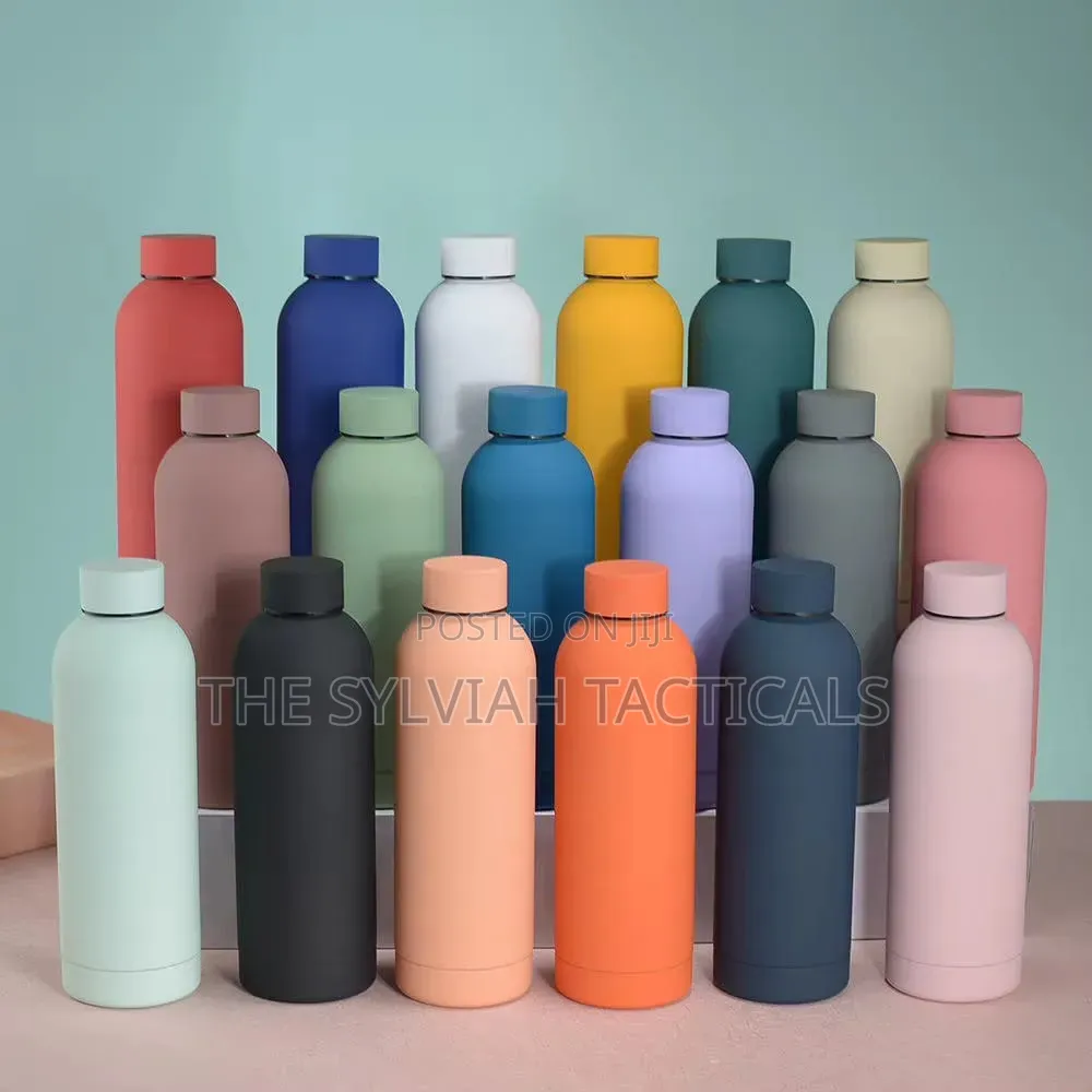 *500ml Vacuum Insulated Stainless Steel Water Bottle Skin Feel Thermal