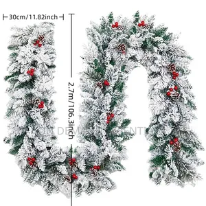 Christmas Decoration Rattan Plush Falling Snow