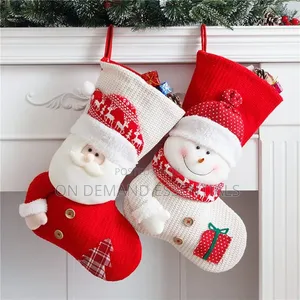 Large Christmas Stocking Socks Decorations