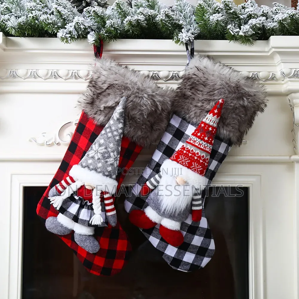 Christmas Stockings Buffalo Plaid Christmas Stockings