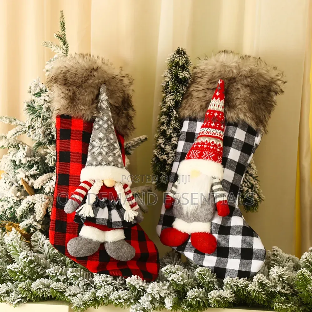Christmas Stockings Buffalo Plaid Christmas Stockings