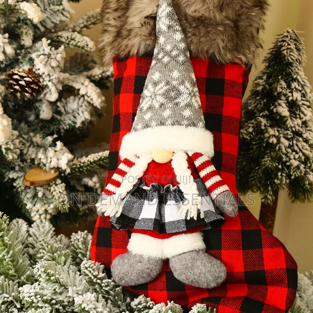 Christmas Stockings Buffalo Plaid Christmas Stockings
