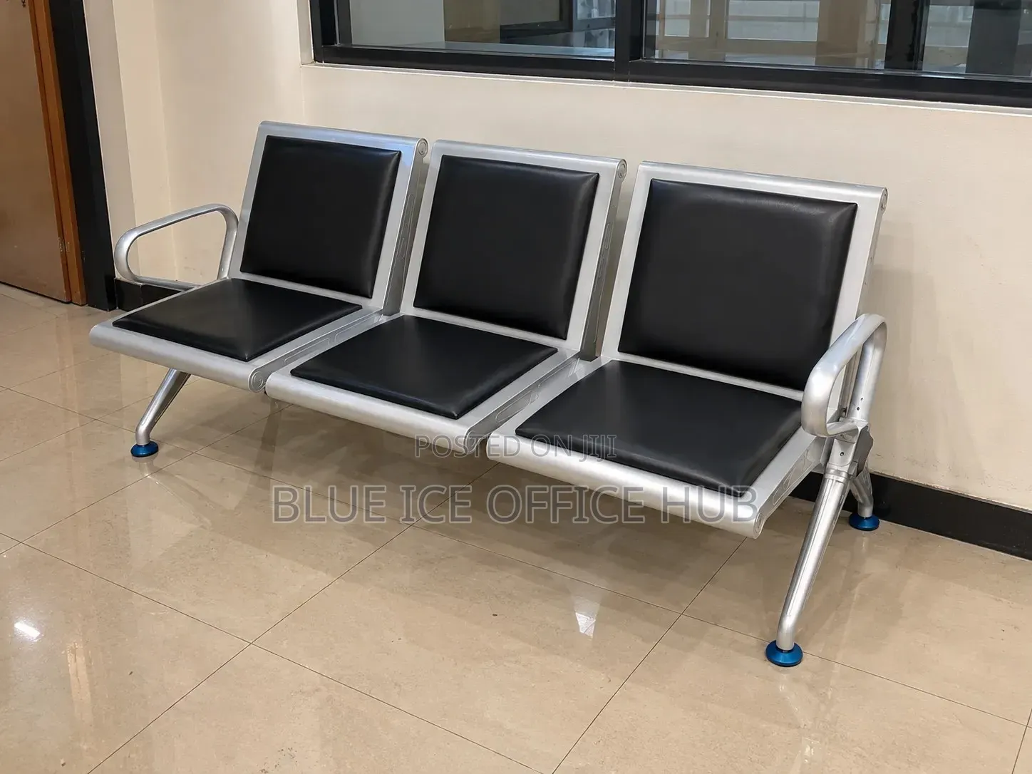 3 Seater Waiting Bench – Office & Reception Chair.