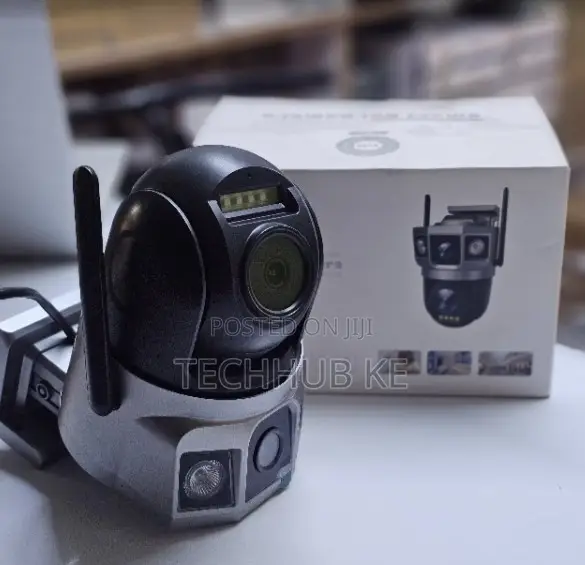 V380 Pro 4G Dual Lens CCTV Colorful Night Vision Outdoor PTZ Camera