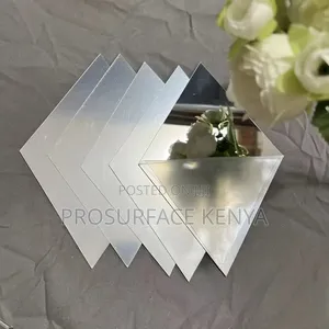 DIY Acrylic Wall Mirrors – 36pcs Diamond Shape Tiles