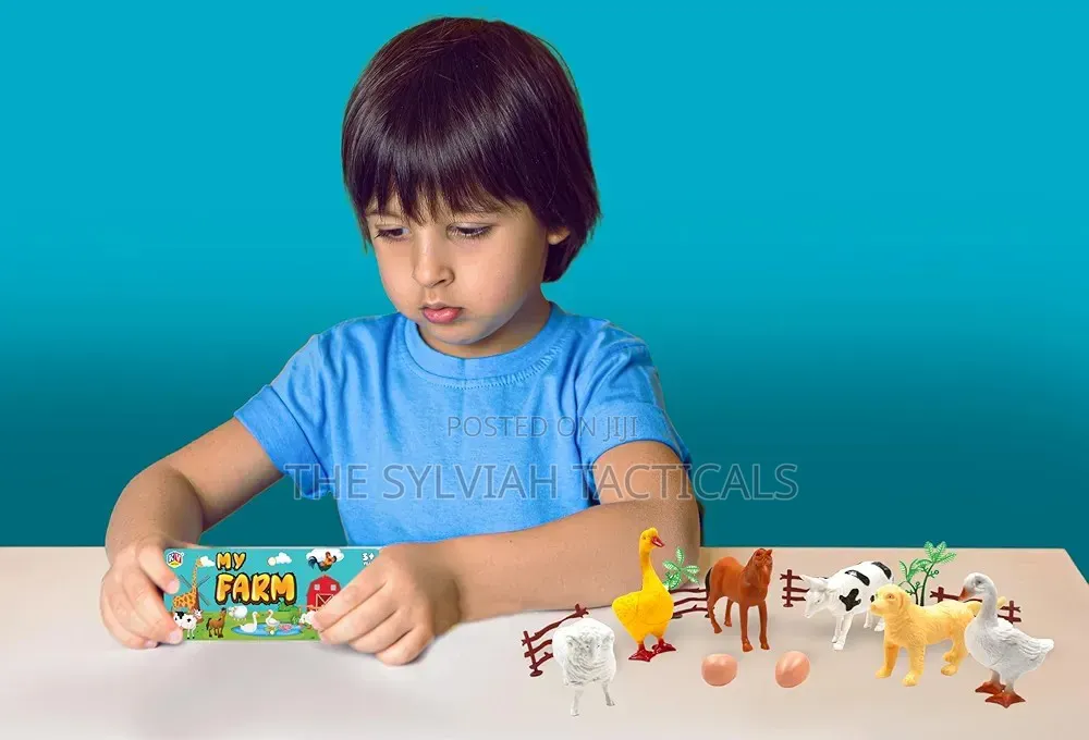 *CBC Learning Farm Animals Adventure Set of 6 Animal Toy Figures |