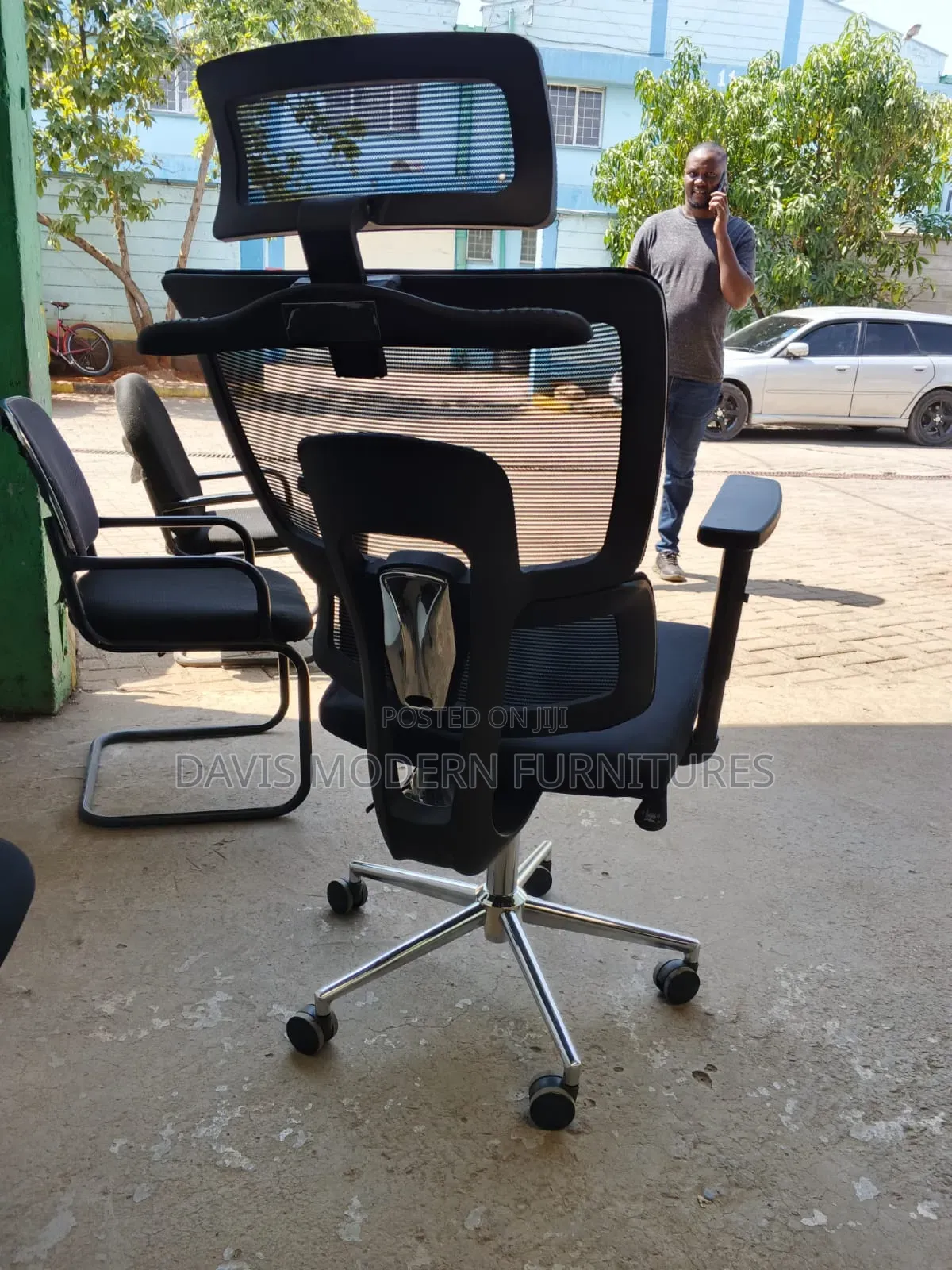 High -Back Breathable Mesh Chair