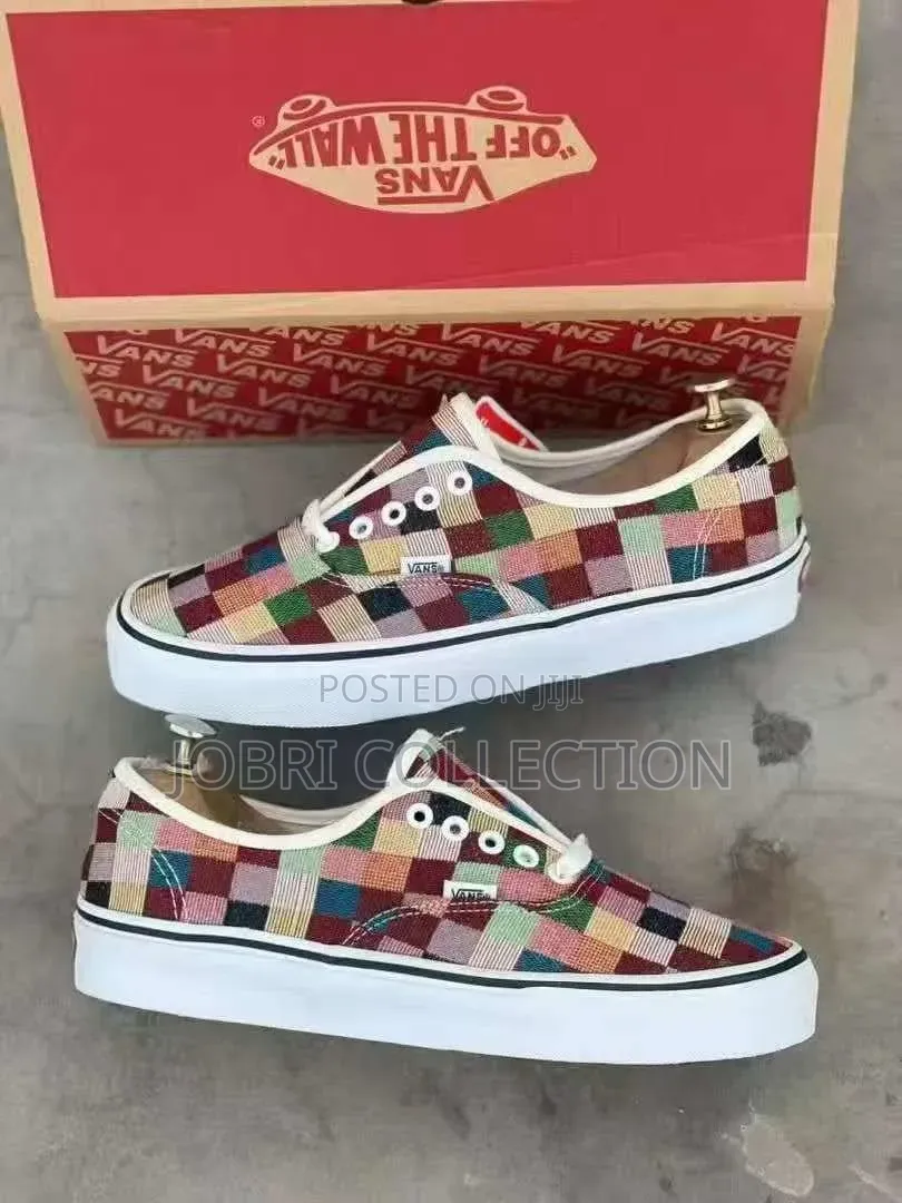 Designer Vans Print Sneakers
