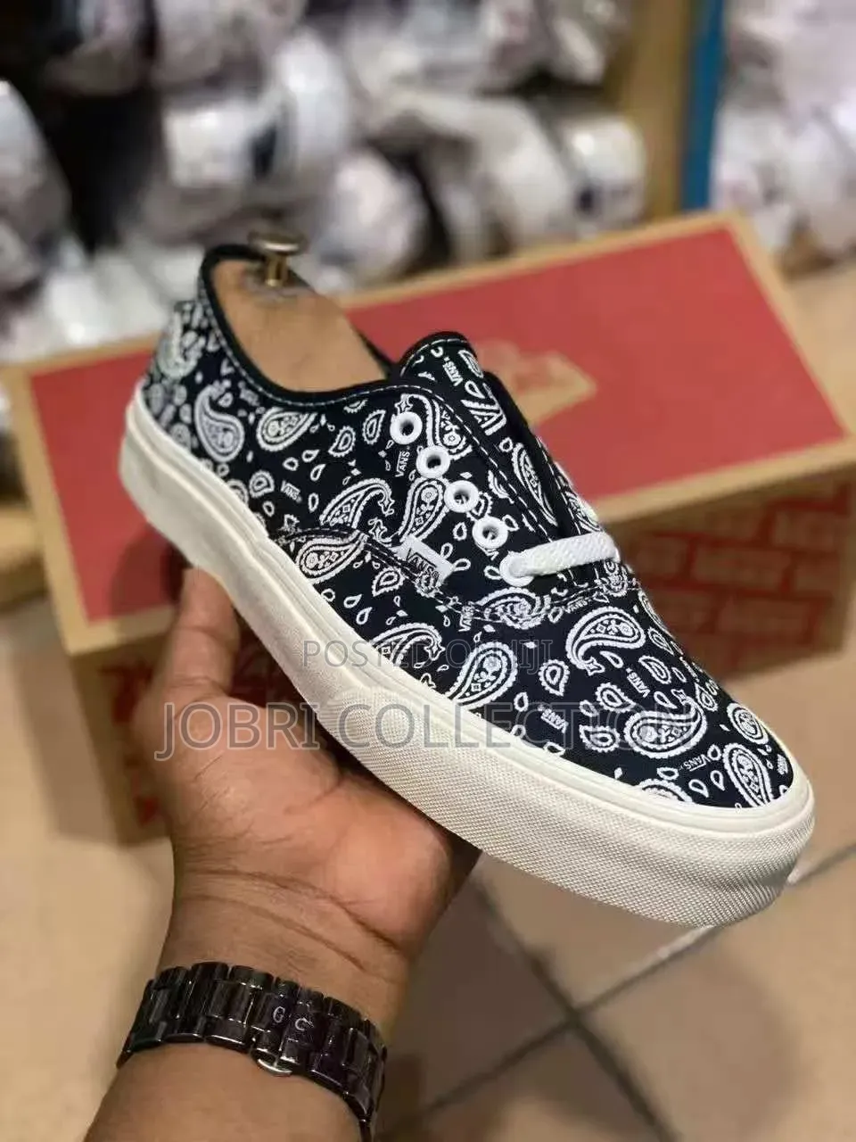 Designer Vans Print Sneakers