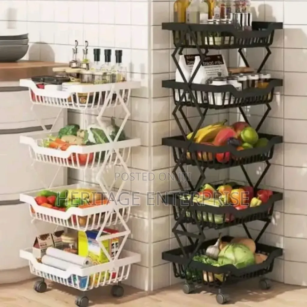 Collapsible Organizer Kitchen Rack 5 Tier