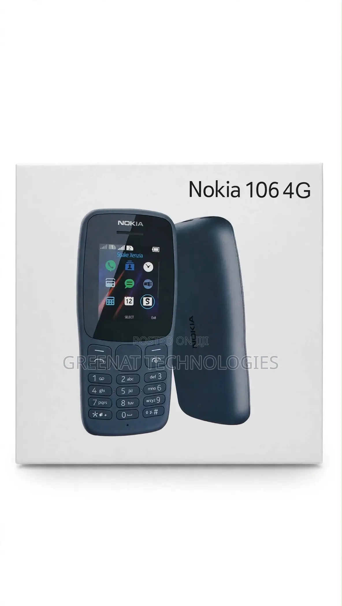 New Nokia 106 Gray
