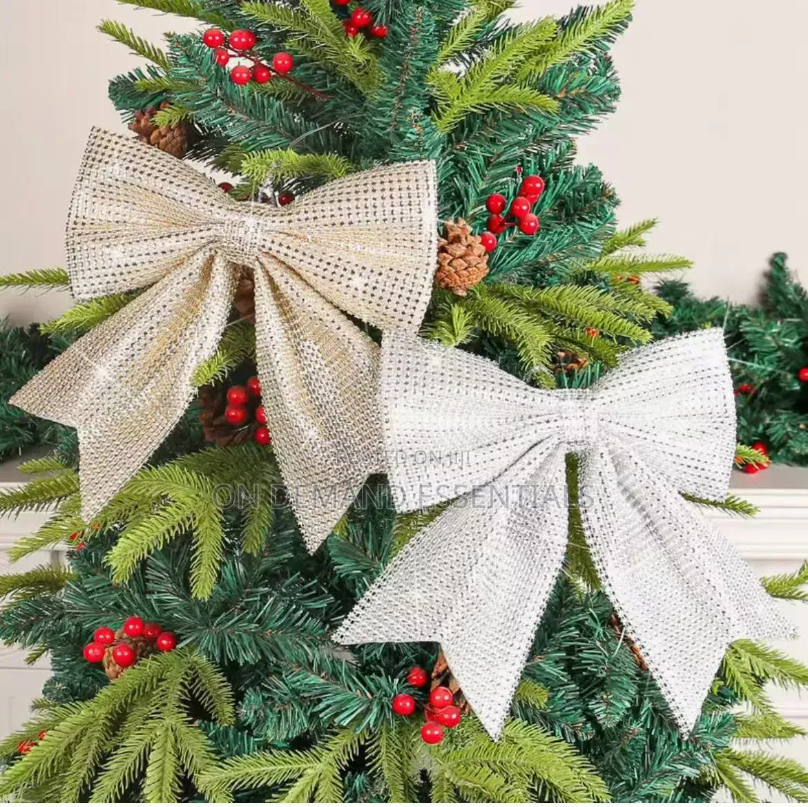 Christmas Diamond Ribbon/ Bows
 Luxurious & Reusable