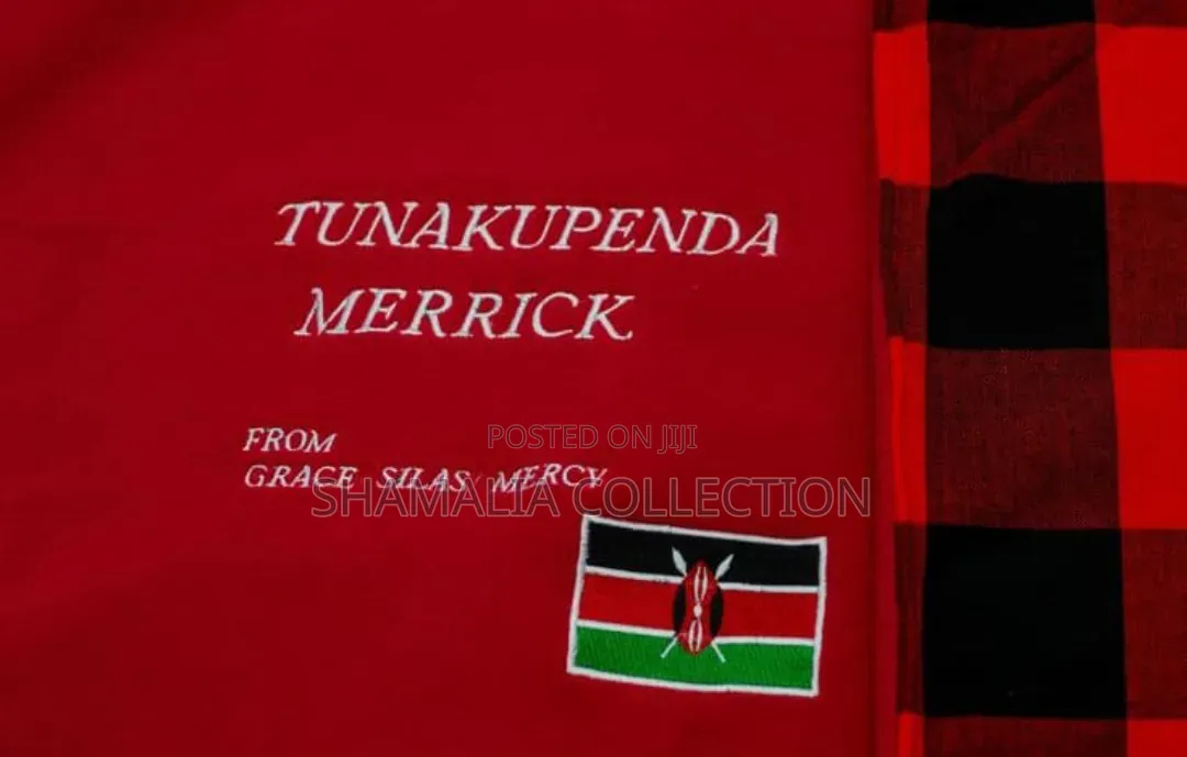Maasai Shuka With Fleece Available