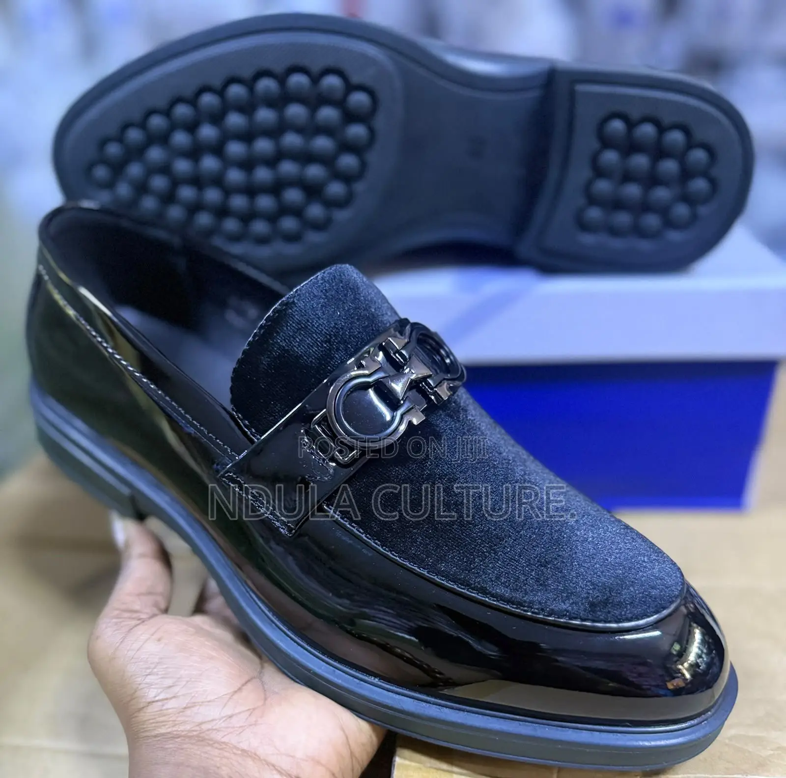 Suede /Leather Slip on Dress Loafers