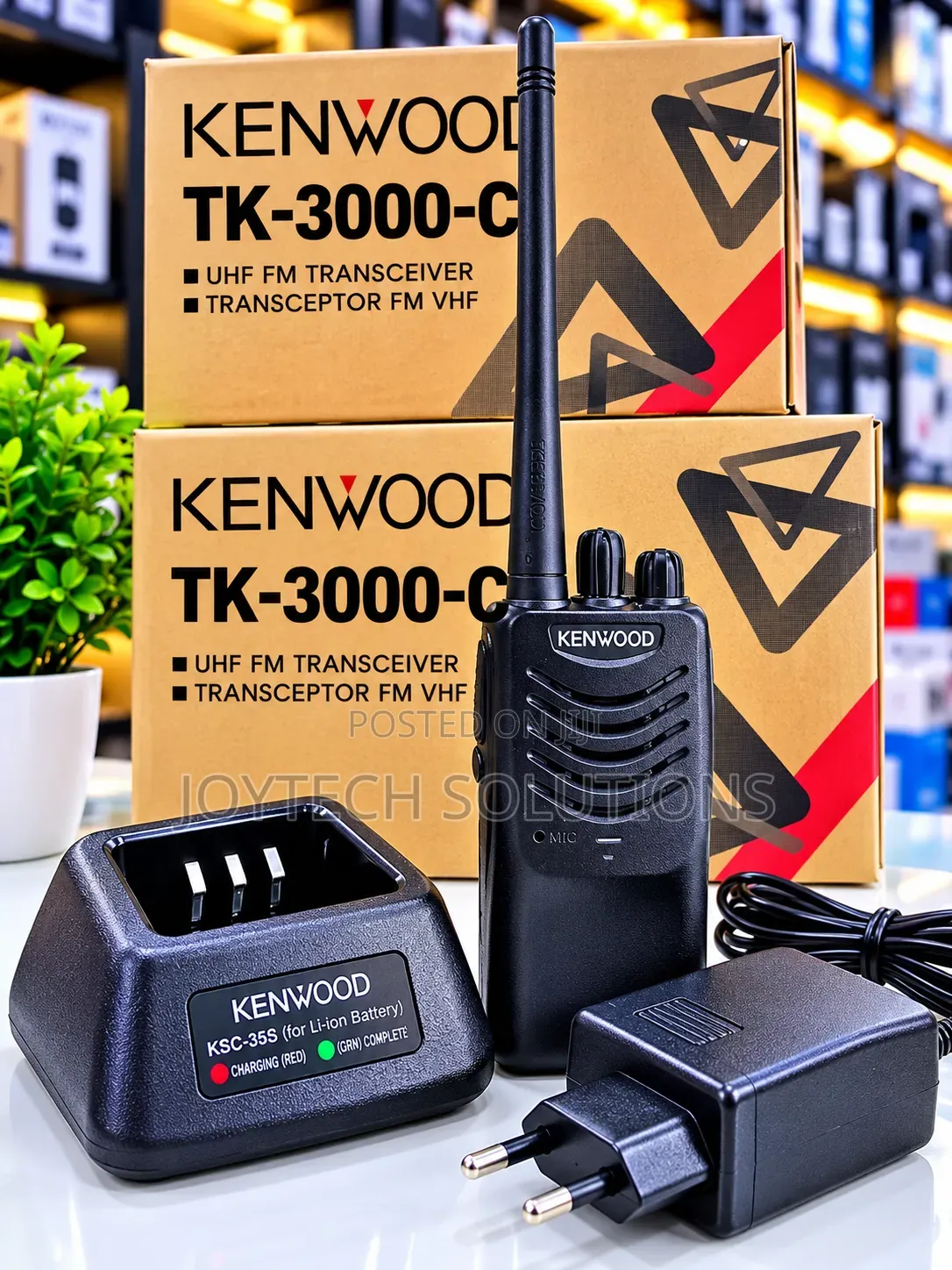 Walkie Talkie Heavy Duty Kenwood TK3000-C Wireless Kenwood Radio Call.