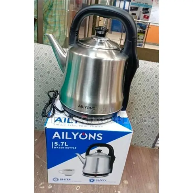 AILYONS 5.7ltrs Stainless Steel Electric Big Kettle