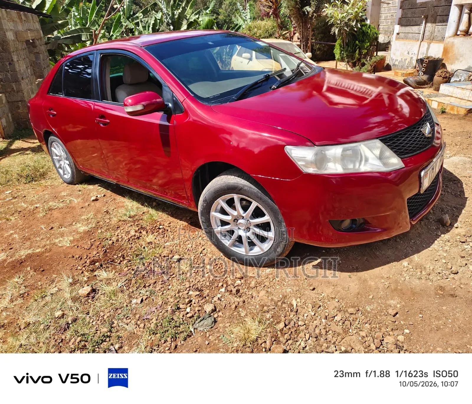 Toyota Allion 2009 Red