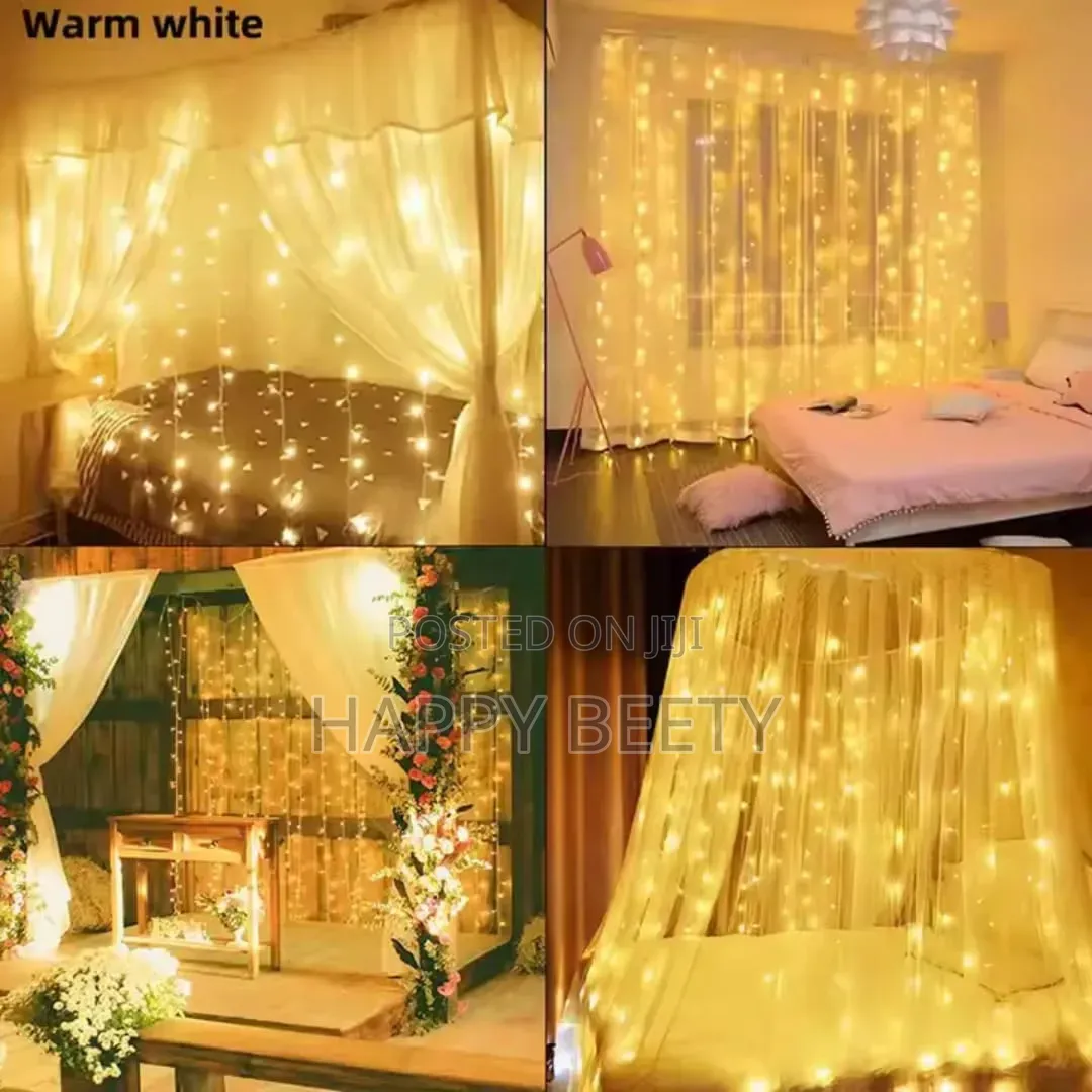 *3m×3m Curtain Lights With Remote*