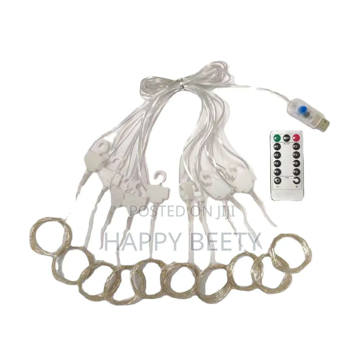 *3m×3m Curtain Lights With Remote*