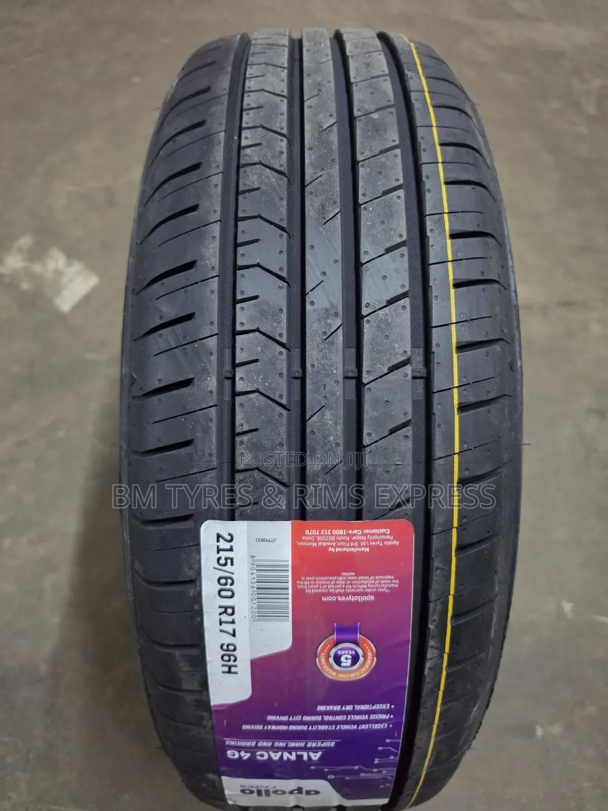 215 /60 R17 Apollo TIRES (India) HIGHWAY.