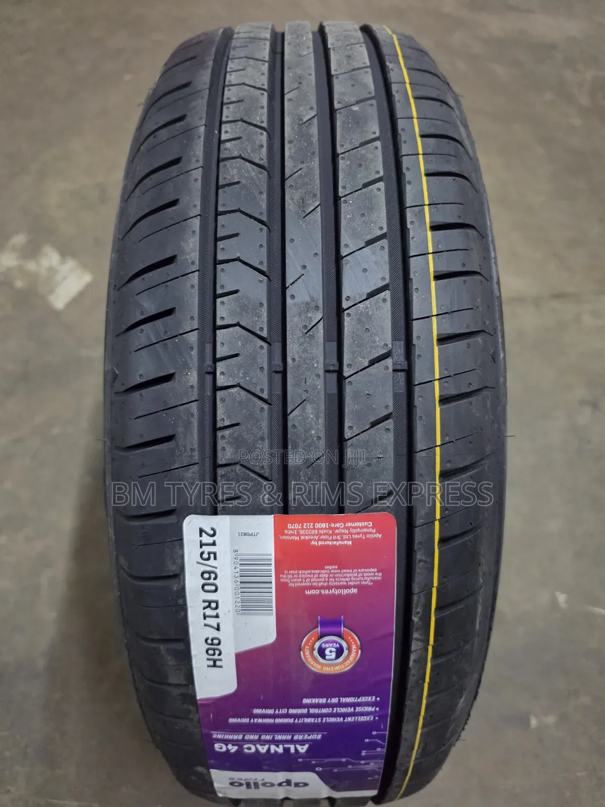 215 /60 R17 Apollo TIRES (India) HIGHWAY.
