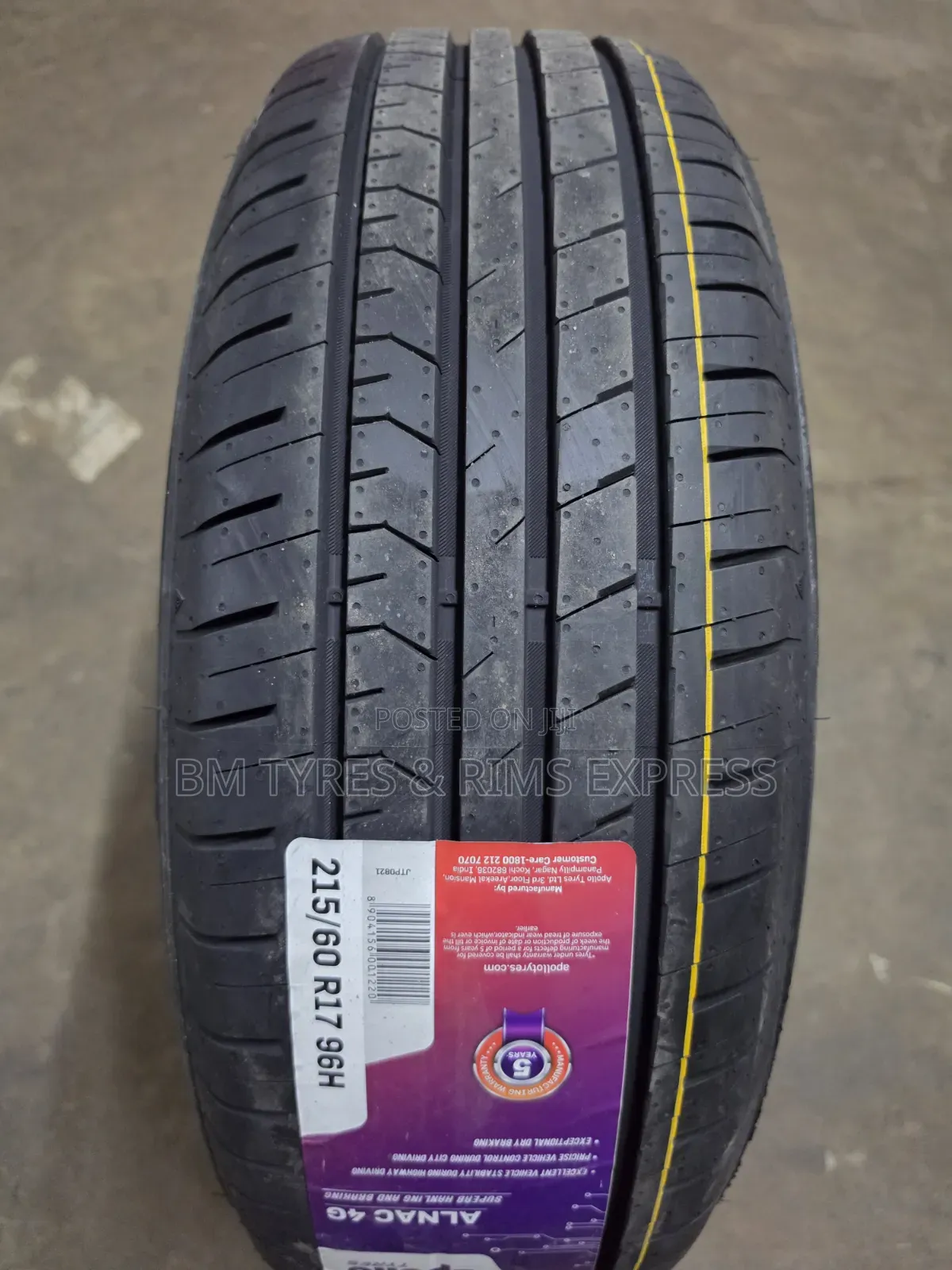 215 /60 R17 Apollo TIRES (India) HIGHWAY.