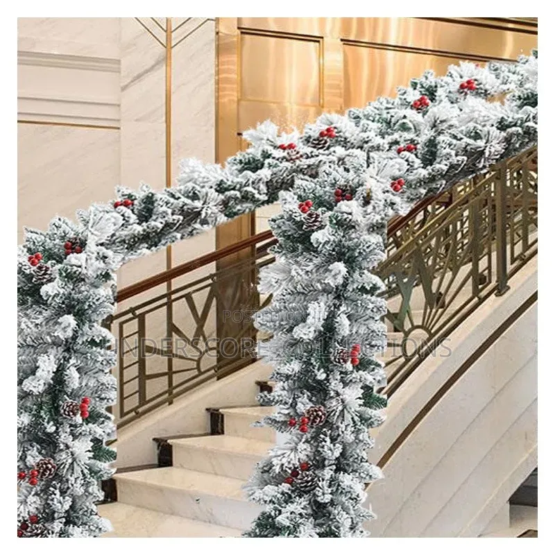 *Christmas Decoration Rattan Plush Falling Snow High Aesthetic