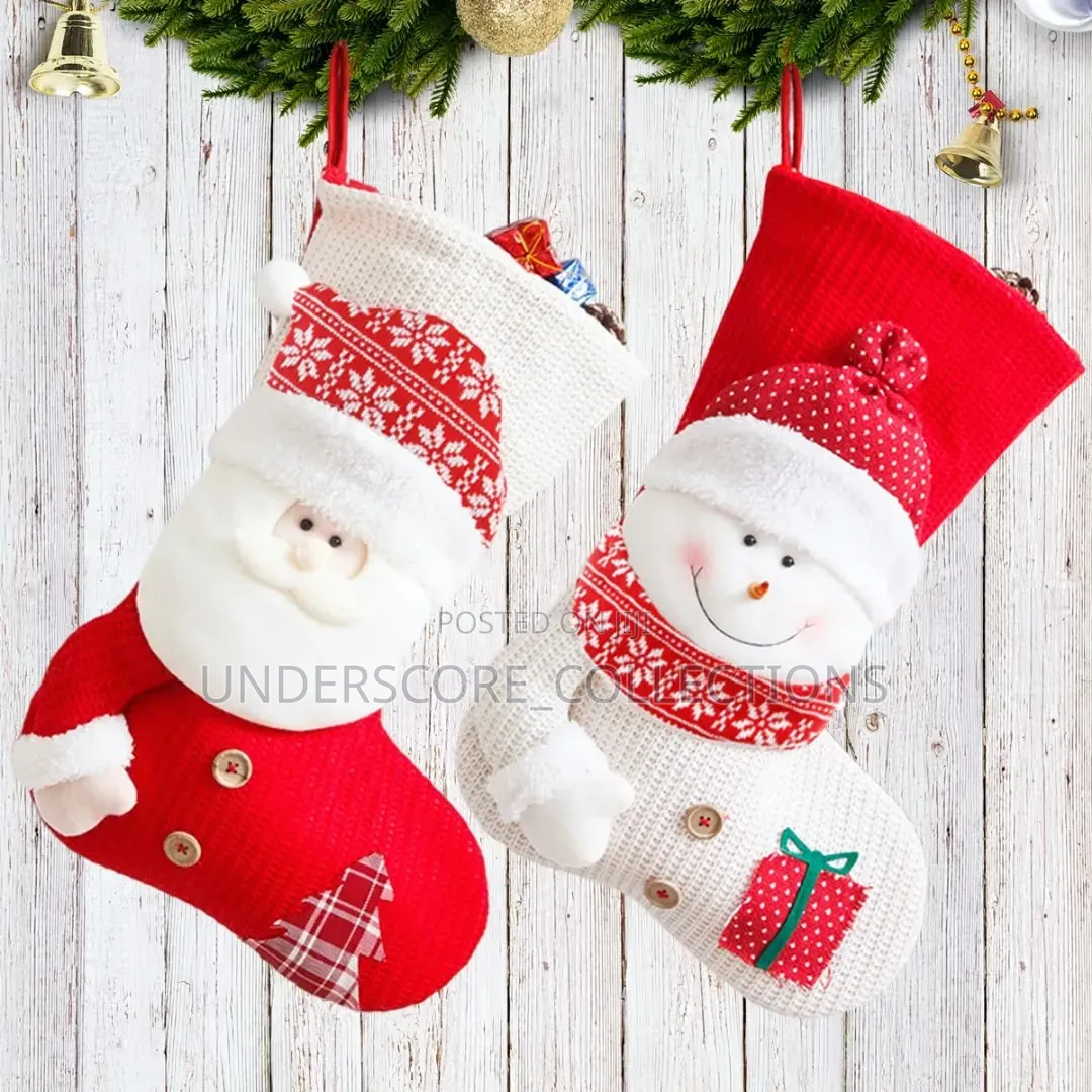 *Large Christmas Stocking Socks Decorations for Home Christmas