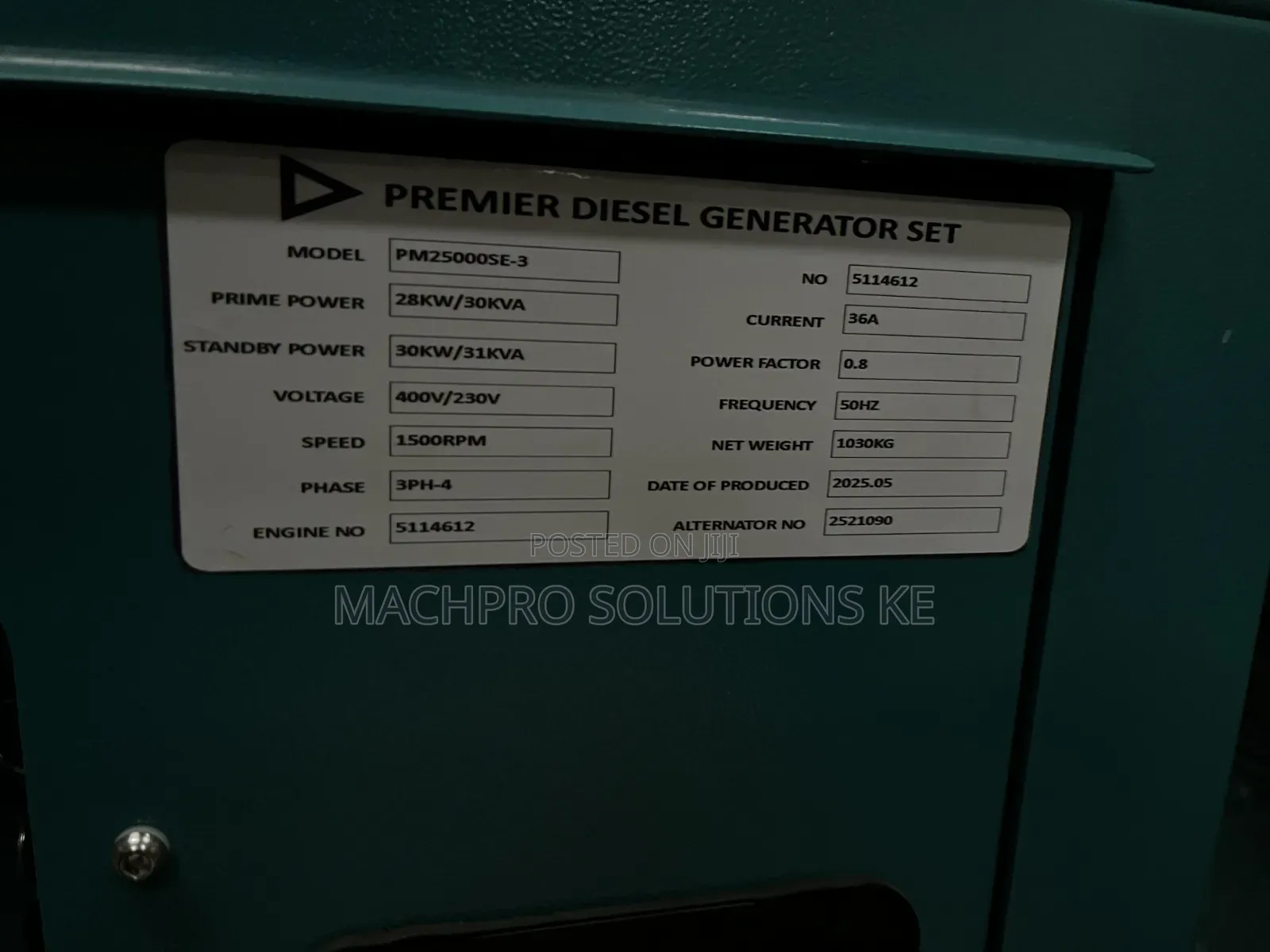 12Kva Silent Premier Diesel Generator