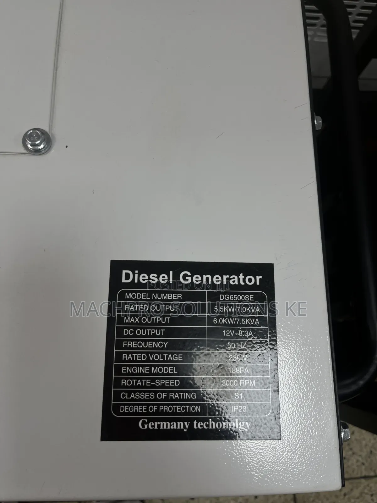 Pulsar Silent Diesel Generator