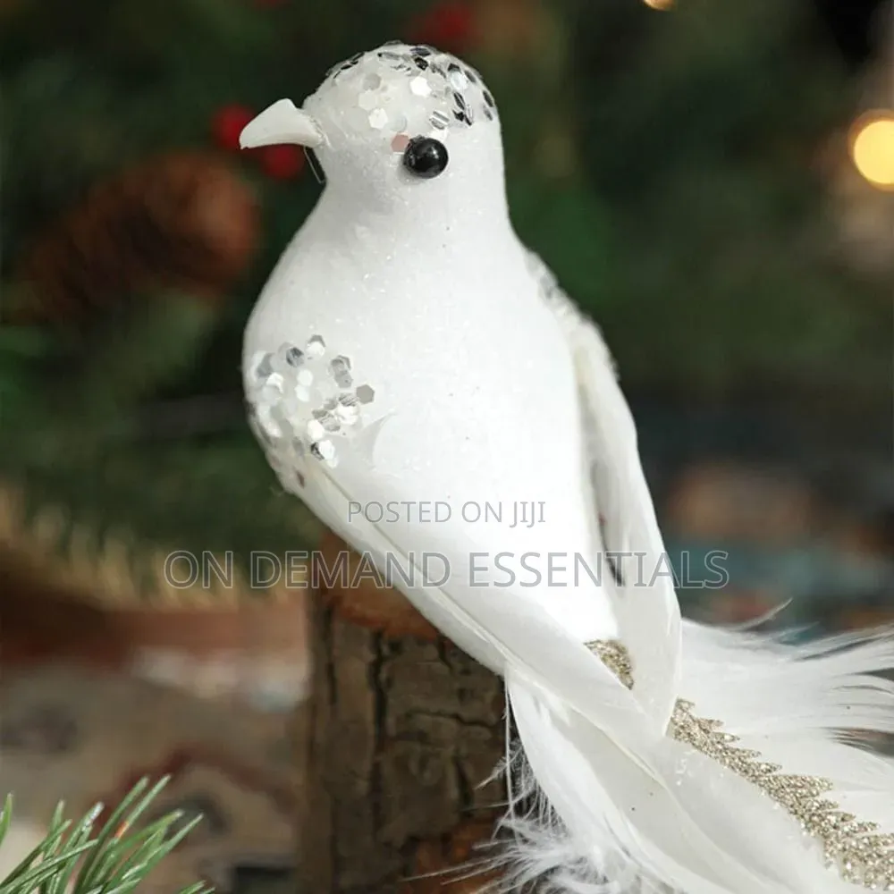 Colorful Foam Christmas Birds Ornament Birds Artificial Bird Pendant
