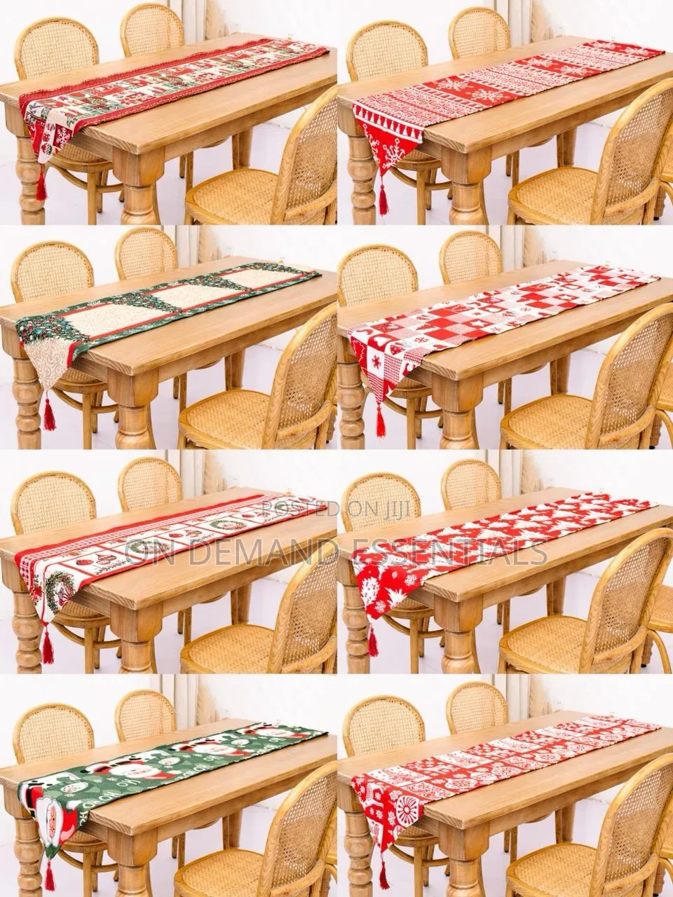 Christmas Knitted Fabric Tablecloth Runner
35*180cm