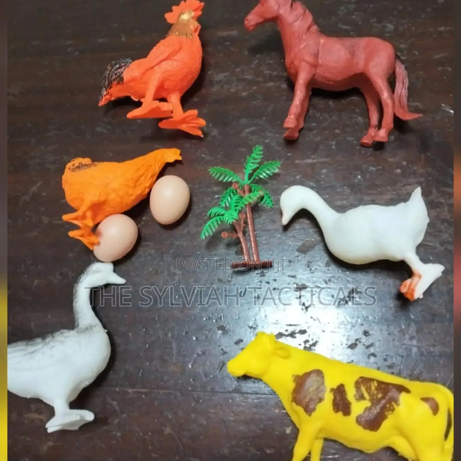 *CBC Learning Farm Animals Adventure Set of 6 Animal Toy Figures |