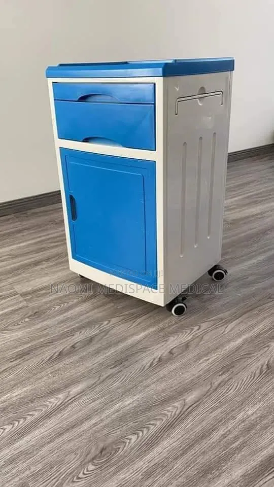 ABS Patient Locker With Compartments and Wheels