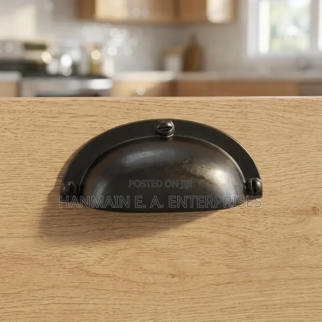 Brass Half Moon Drawer Handle