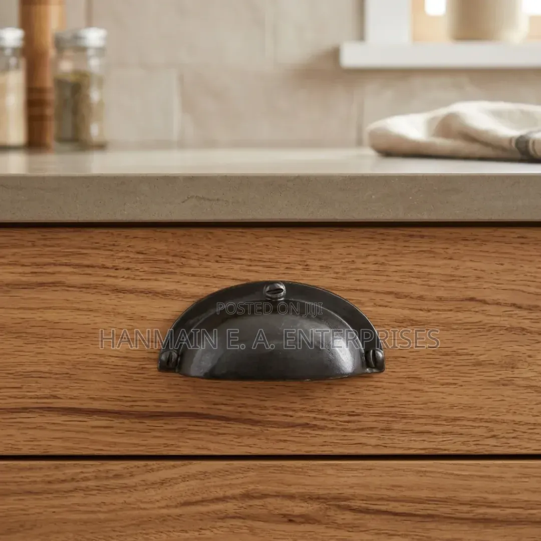 Brass Half Moon Drawer Handle