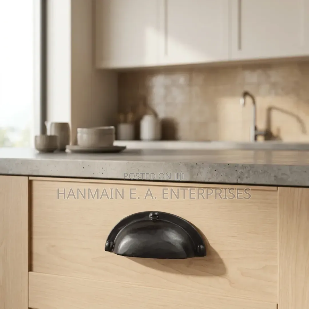 Brass Half Moon Drawer Handle