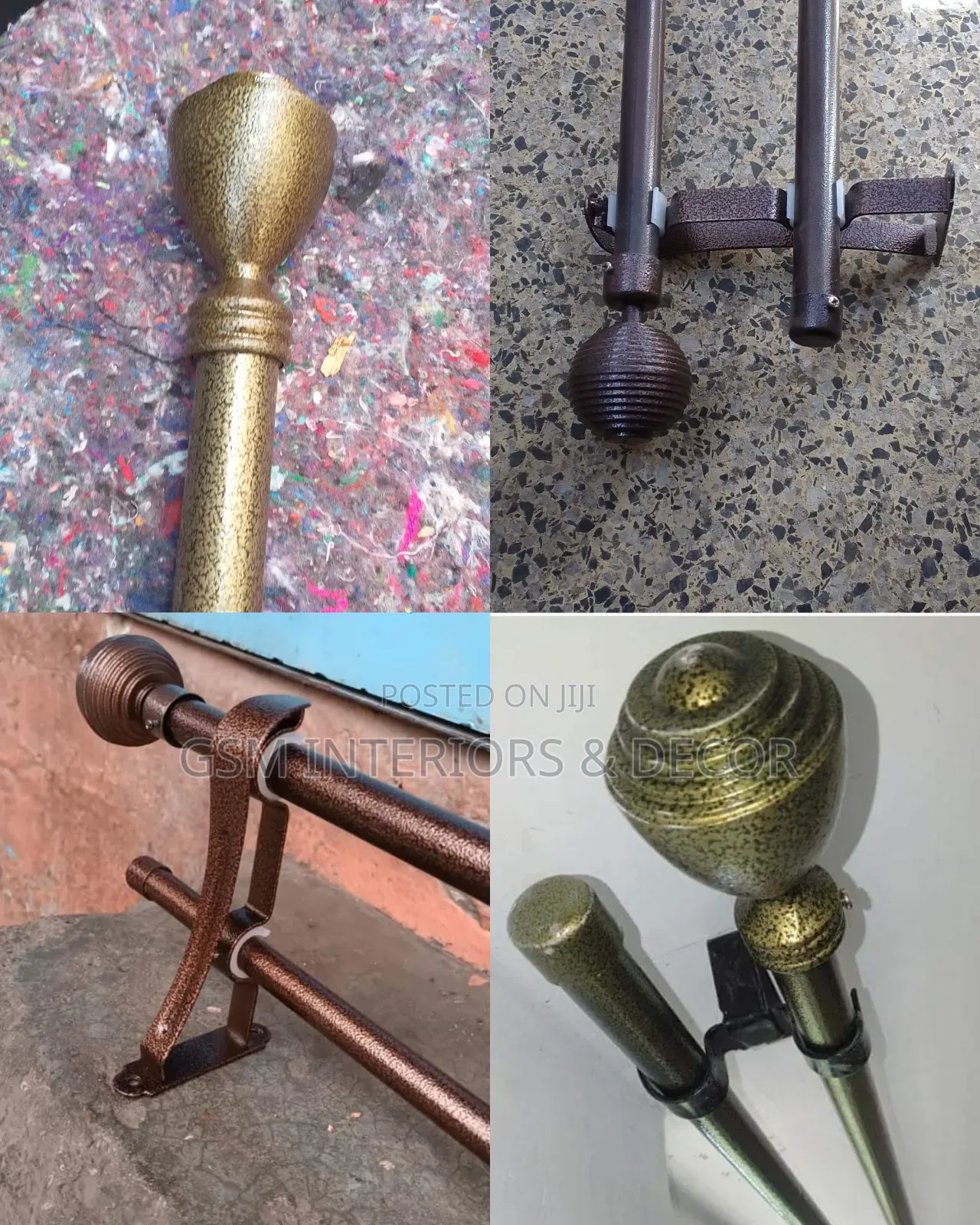 Strong Iron Curtain Rods for Eyelet Curtains